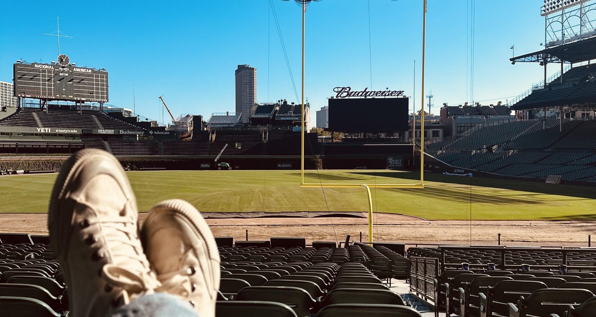 Wrigley Getting Ready For Football