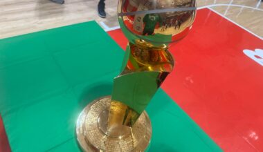 I got to hang with the 2023-24 trophy today