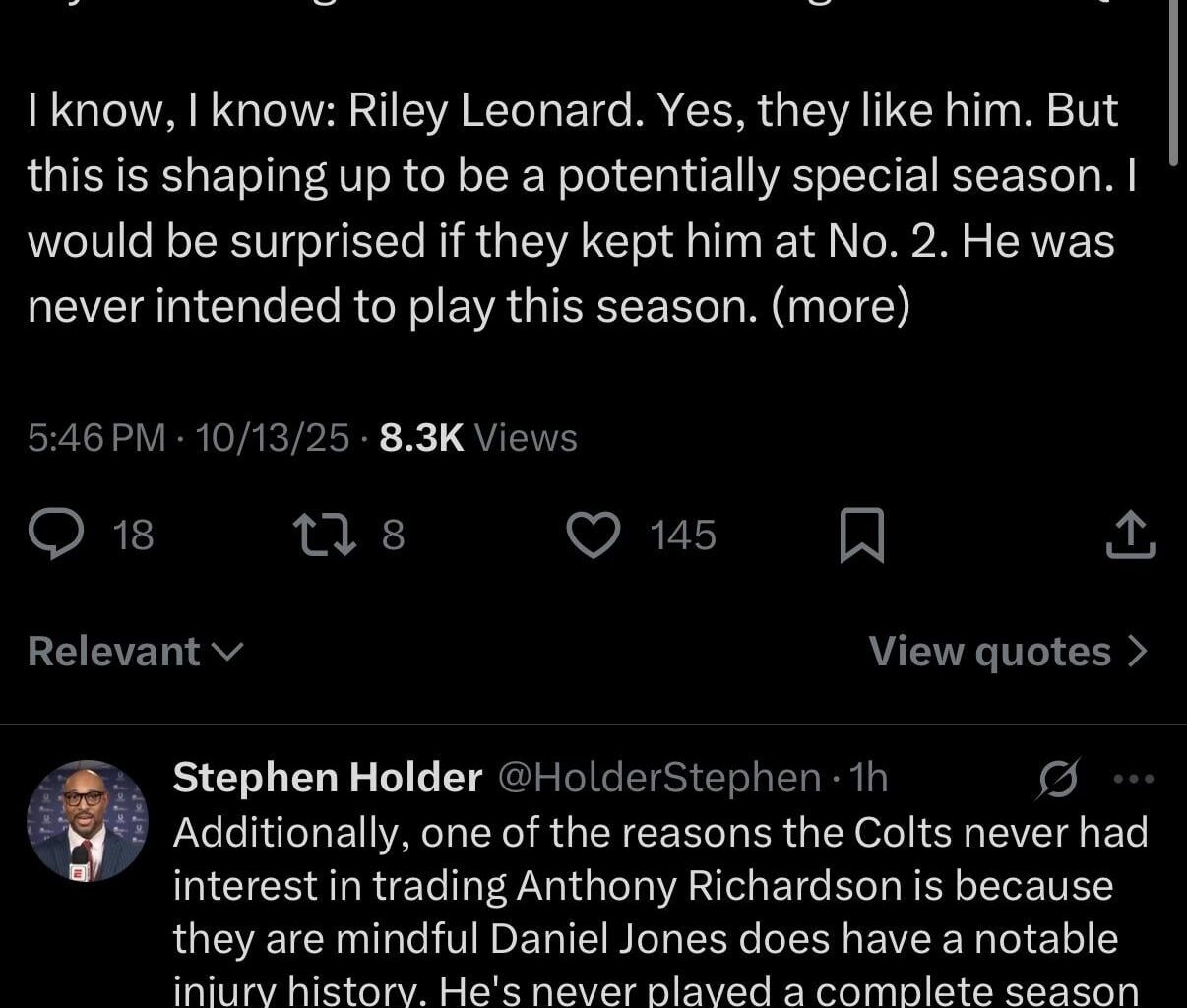 So, what backup QBs are available?