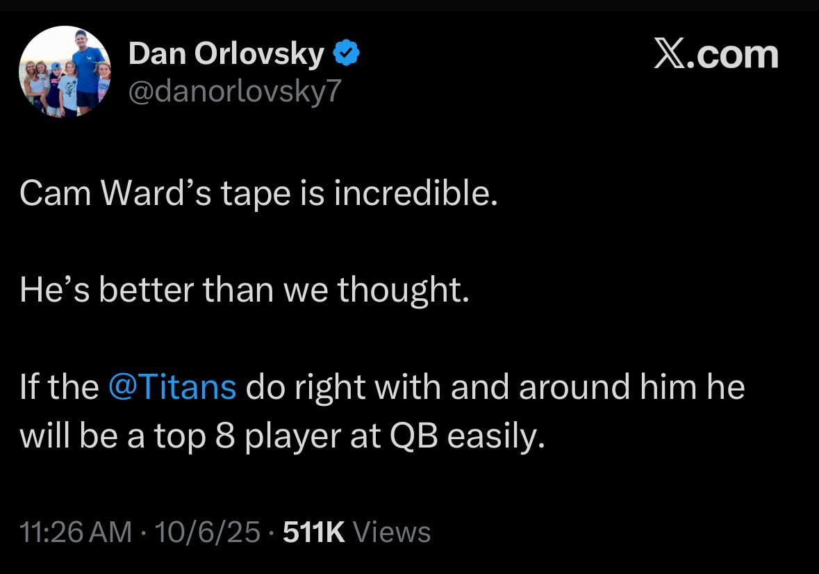 Cam Ward Future Top 8 QB?