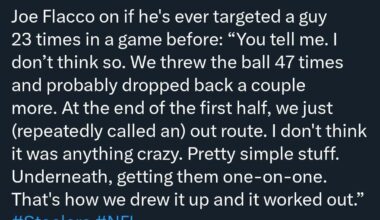 If I had a nickel for every time a player said the Steelers defense was predictable and easy to beat, I'd have like.... $3,000...