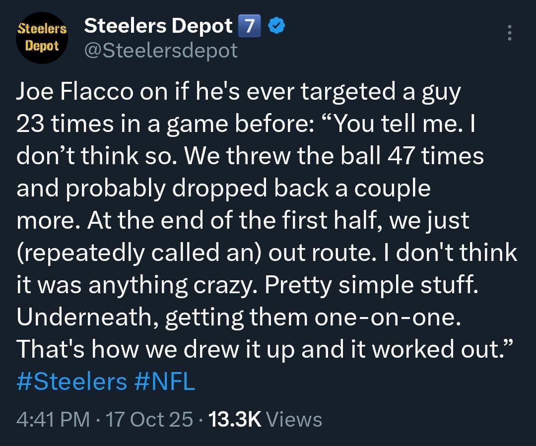 If I had a nickel for every time a player said the Steelers defense was predictable and easy to beat, I'd have like.... $3,000...