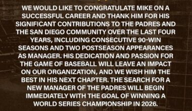 Padres Manager Mike Shildt Retires