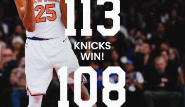 KNICKS WIN!