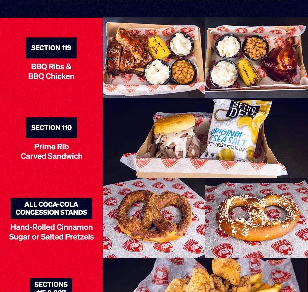 New Food at the arena