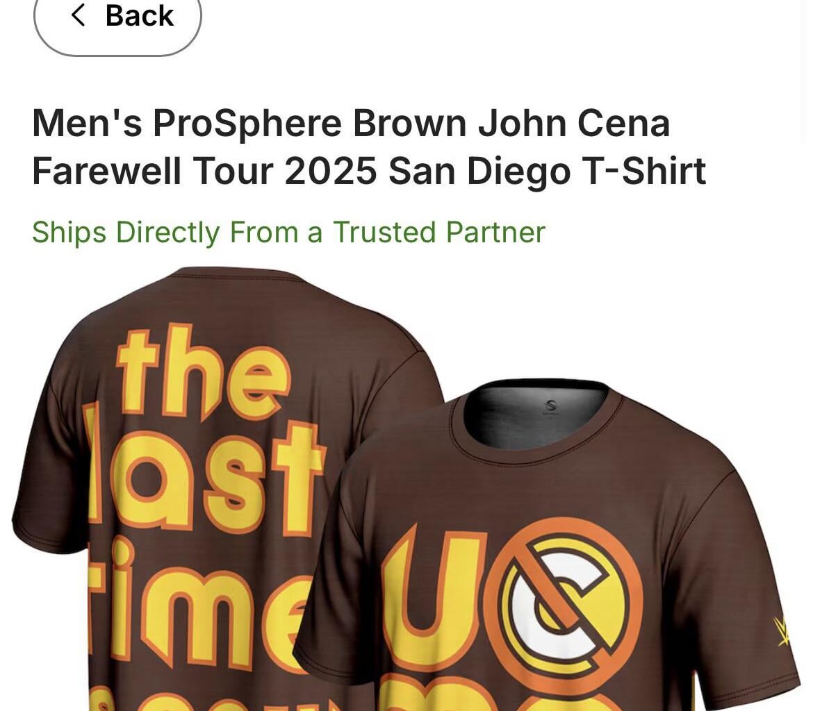 Looks like we got a bit of a sneak preview of John Cena’s Survivor Series colors/design