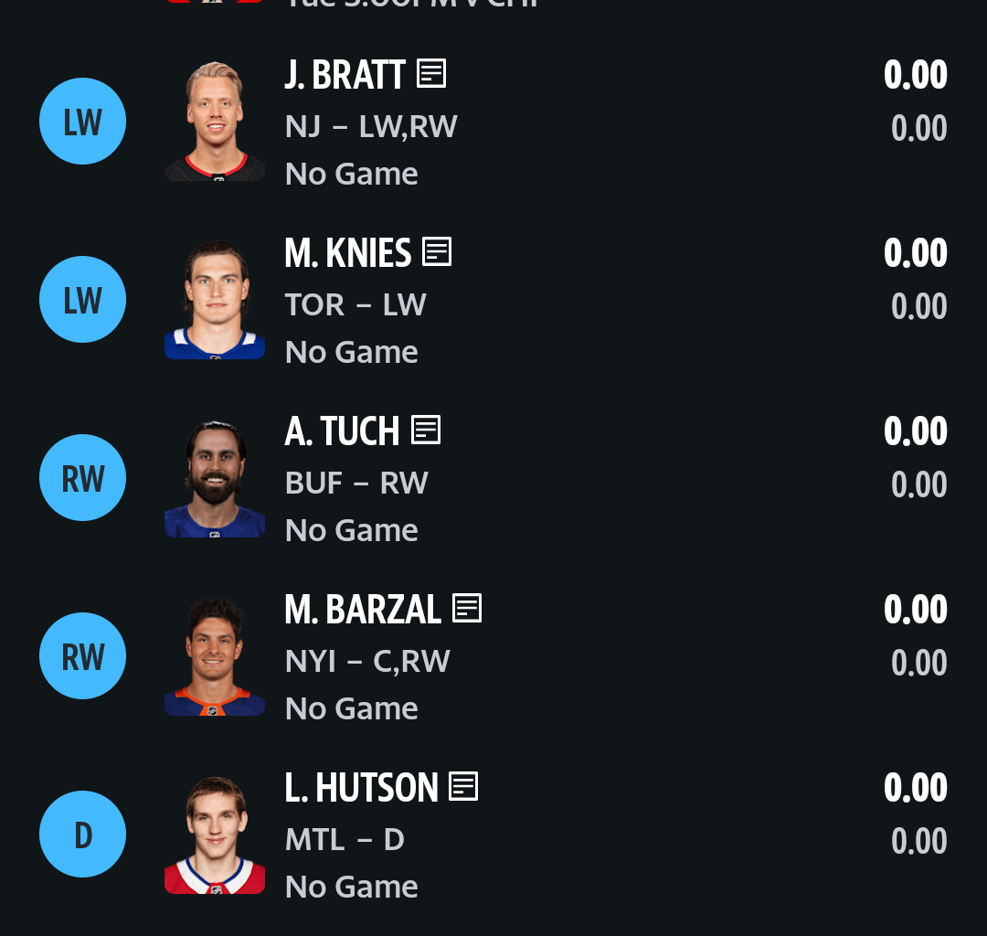 How many devils did you guys pick up in fantasy hockey?