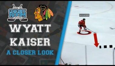 Inside the Coaches' Room - A Video Breakdown of Chicago Blackhawk Young Defenseman Wyatt Kaiser
