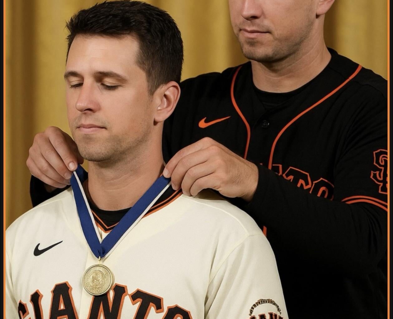 Buster Posey, “It could only be you.”