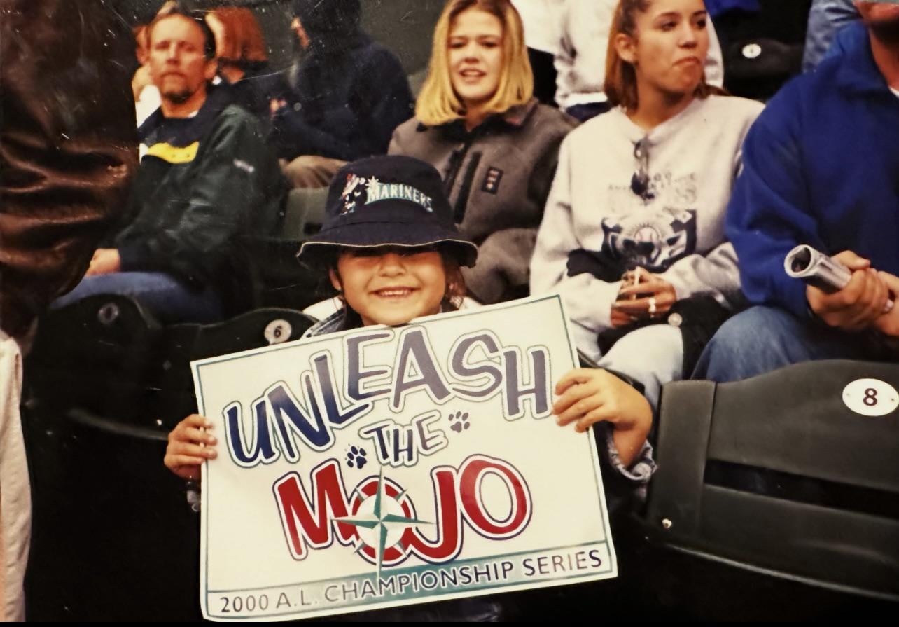 Me fangirling 25 years ago at the ALCS