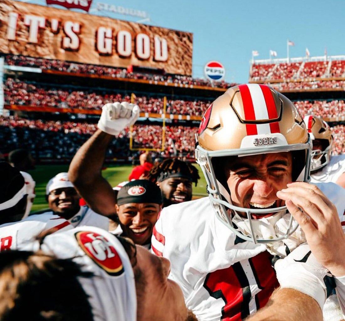 Eddie P wins NFC Special Teams Player of the week 👏🏈❤️💛❤️💛