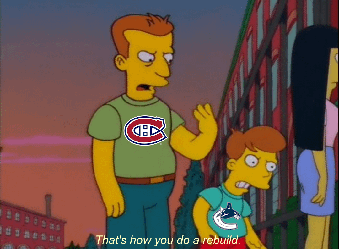 Me watching the Habs go from a complete joke to a terrifying behemoth in four years with their core locked in until 2030 and $5.5m in cap space