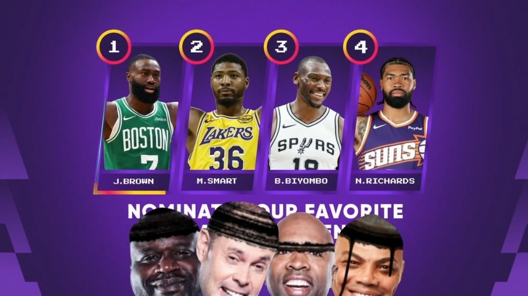 Jaylen Brown is the first #1 Shaqtin' a Fool this season with his fake hair fibers