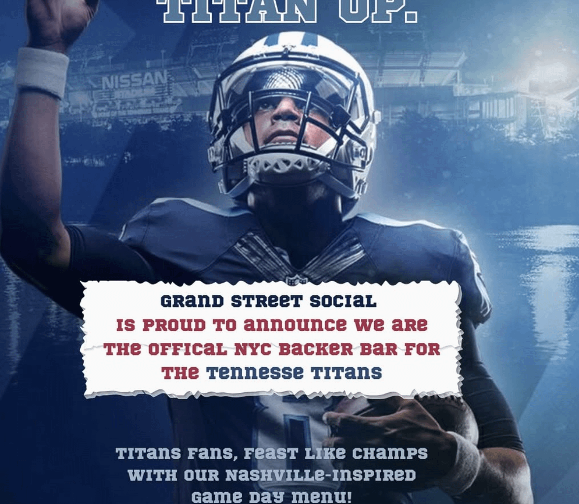 NYC TITANS FANS - NEW BACKER BAR