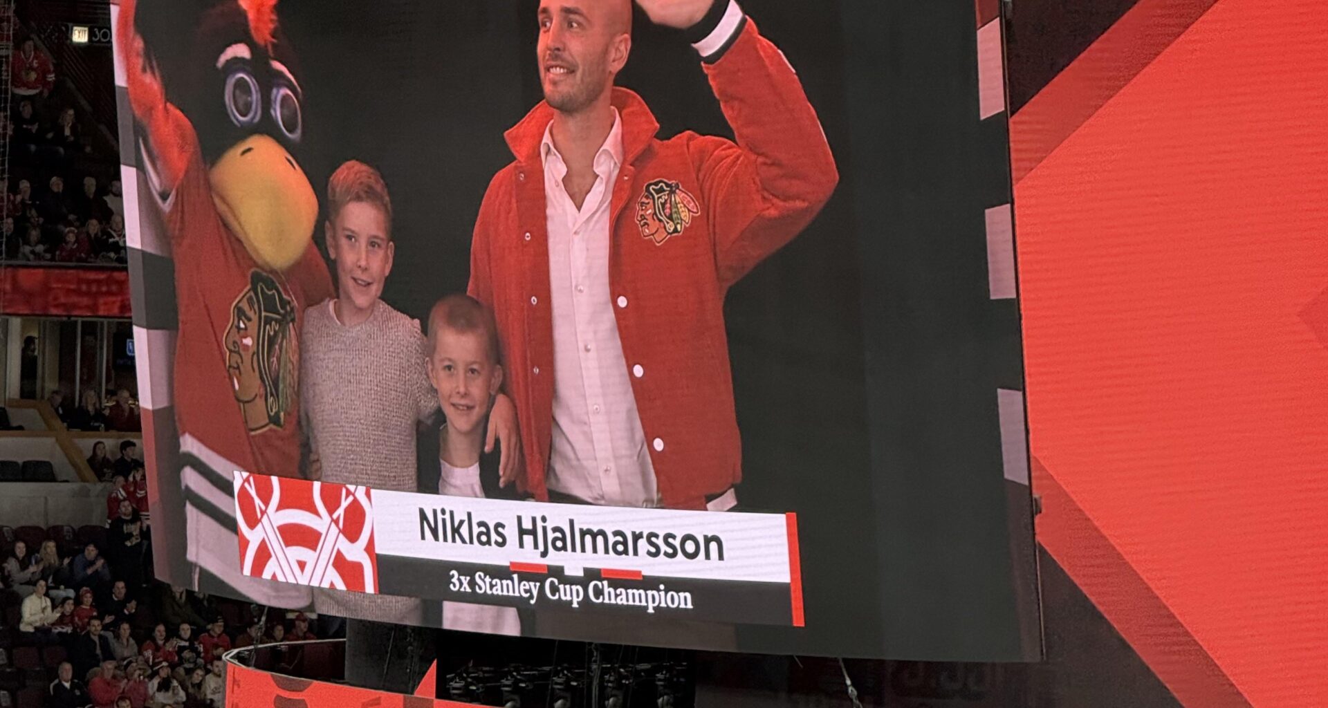 Hammer’s In The House Tonight!  LETS GO HAWKS!