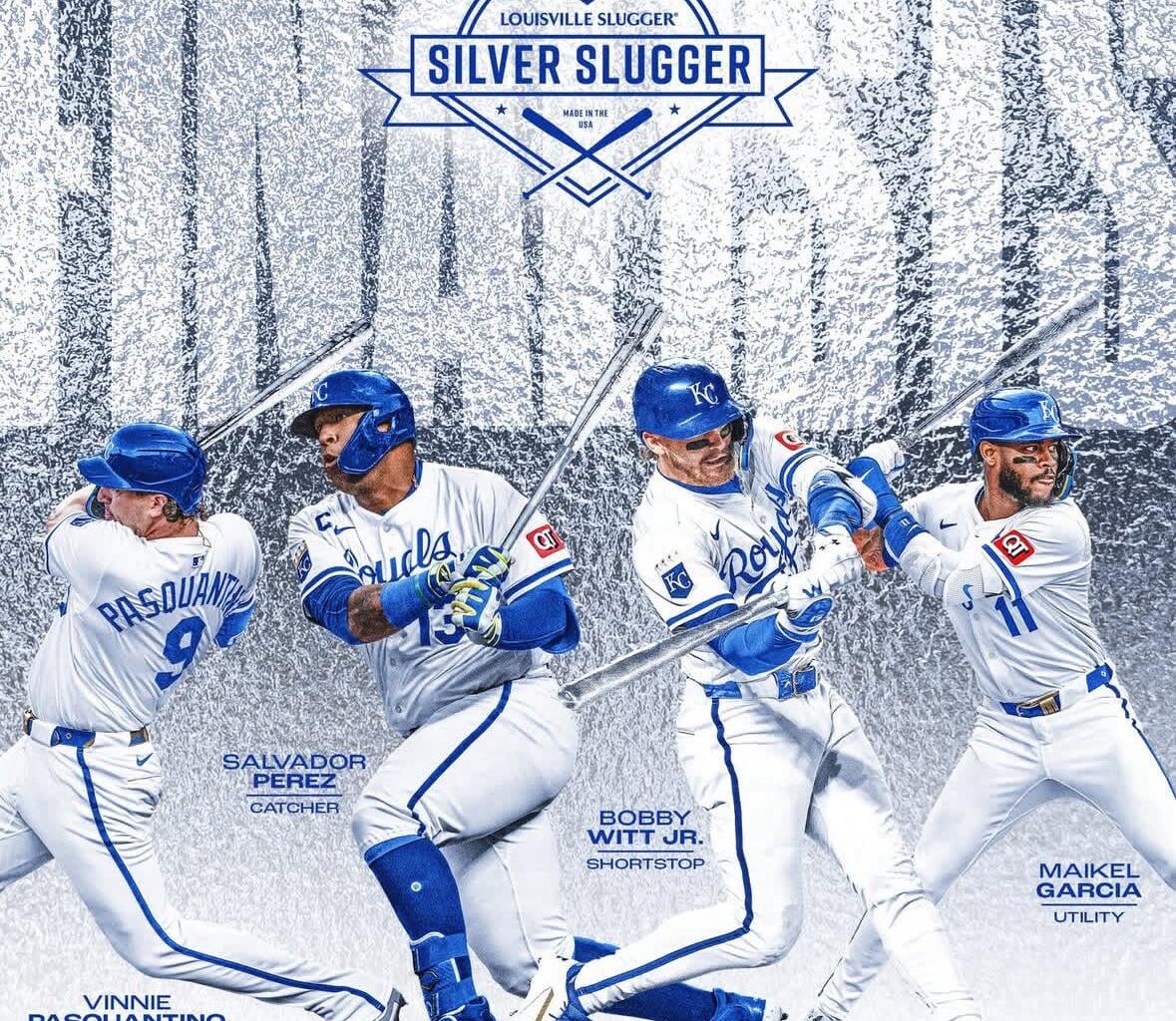 Four Royals are sliver slugger finalists.