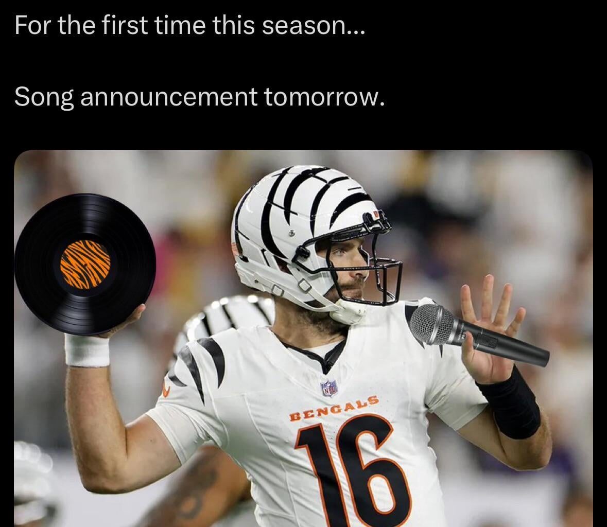 Might possibly the best possible morning when there’s no Bengals football to look forward to!