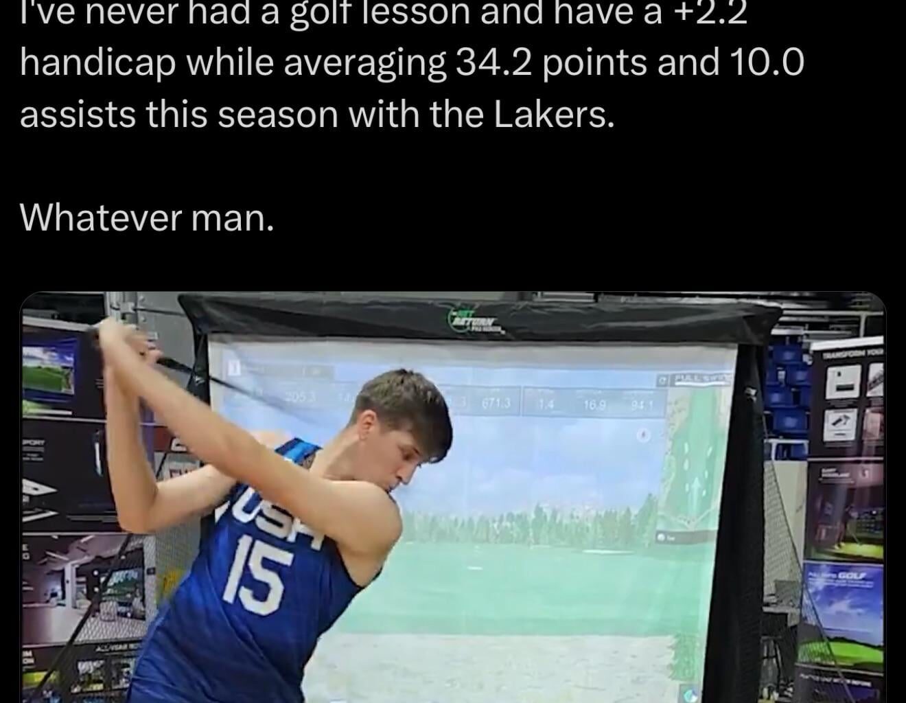 Even the official PGA account is talking about Austin 💀