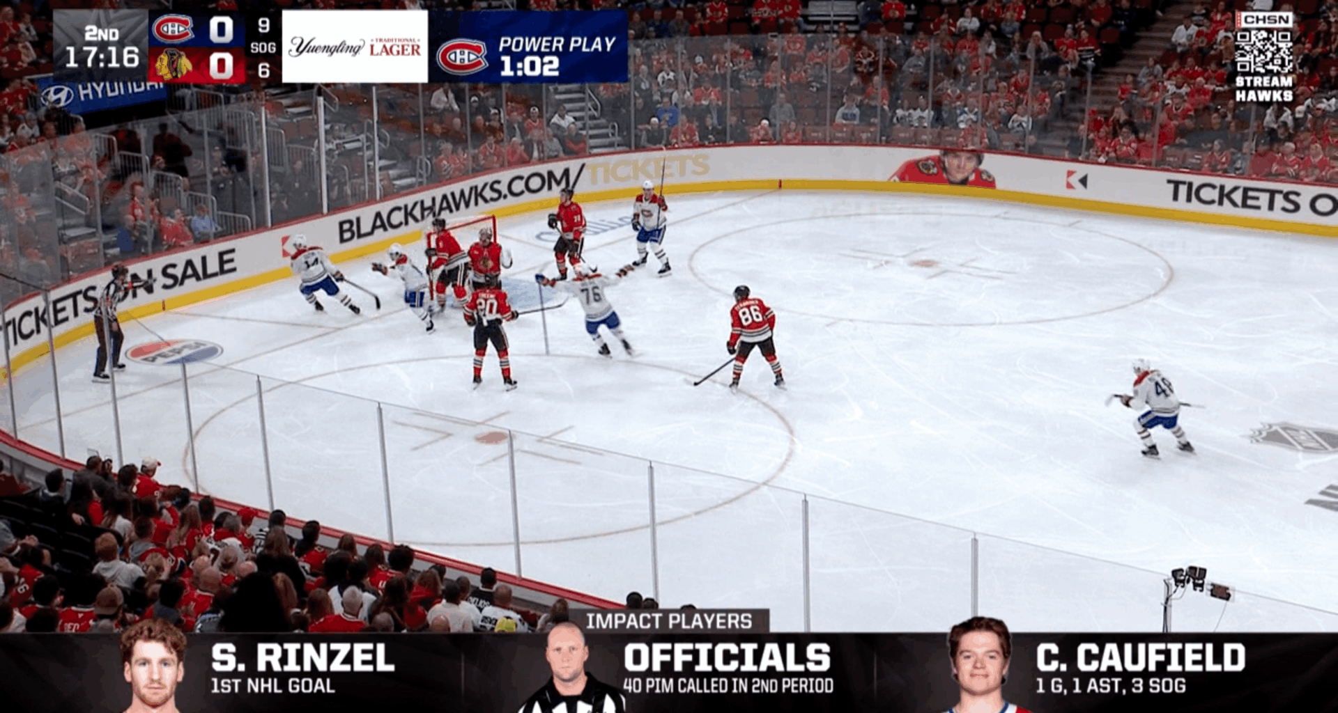 On the CHSN 2nd intermission broadcast