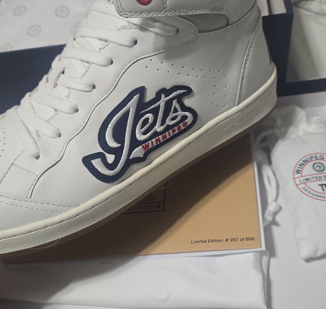 Jets x Mondetta high top sneakers