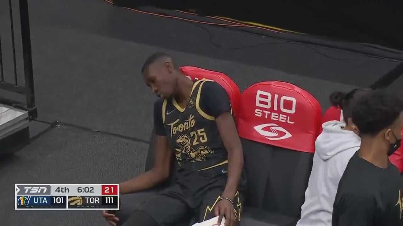 Me after watching both a stressful Leafs and Jays game at the same time and was ready to go to bed but must stay up to watch the Raptors