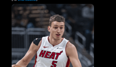 Nikola Jovic is dealing with lower-back pain and will not travel with the team.