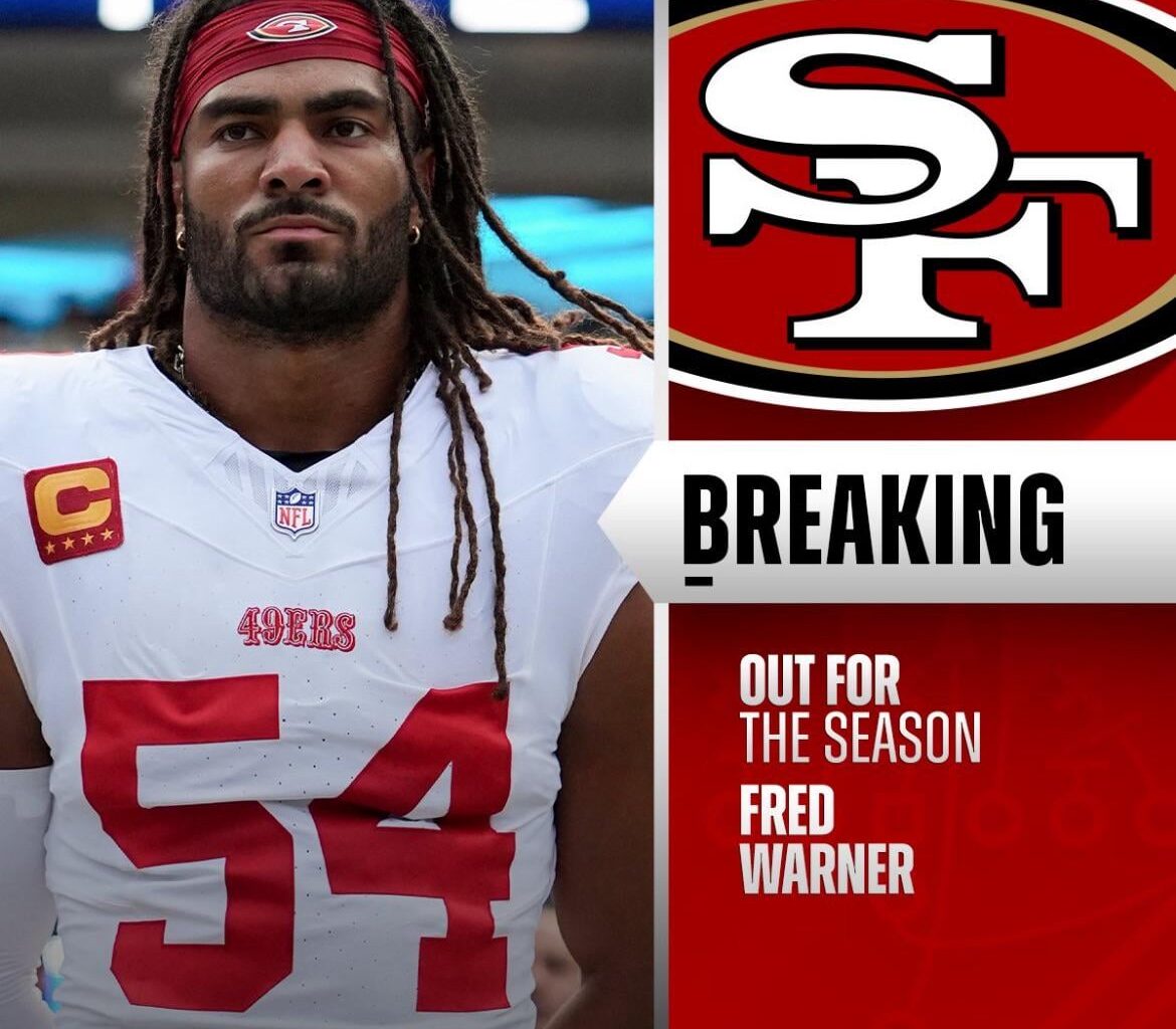 49ers LB Fred Warner to undergo surgery on broken, dislocated ankle. He’ll be out for the year per Kyle Shanahan.