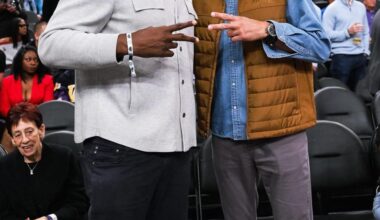 Look who pulled up to the game