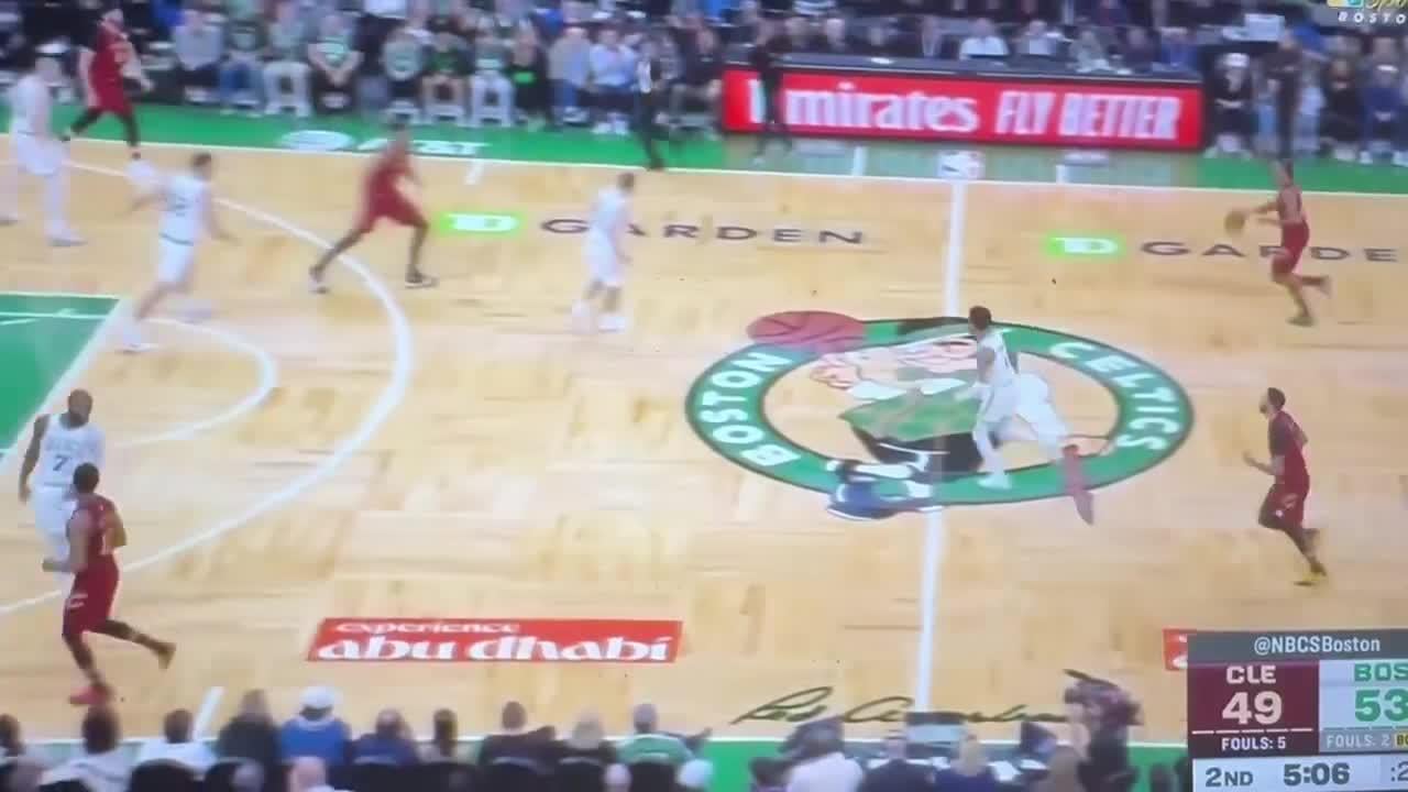 Celtics announcer after Jaylen Brown flies in for a layup in transition: “Went flying to the basket like he’ll be flying to Turkey at some point this season.”