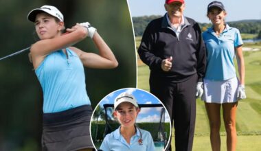 Donald Trump's granddaughter Kai set for LPGA debut