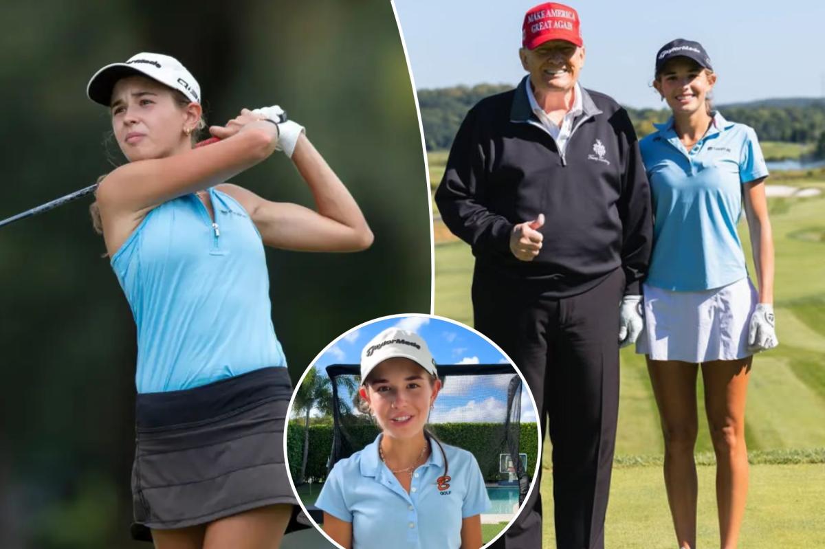 Donald Trump's granddaughter Kai set for LPGA debut