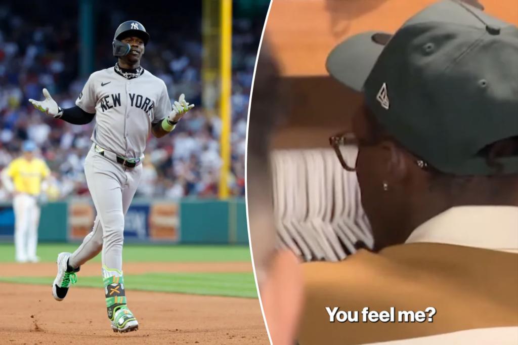 Jazz Chisholm's awkward locker room scene a sign of potential Yankees divorce