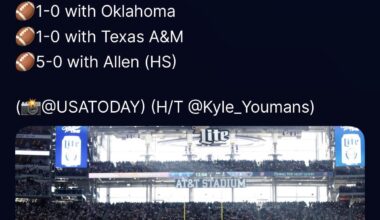 Murray PERFECT at AT&T Stadium!