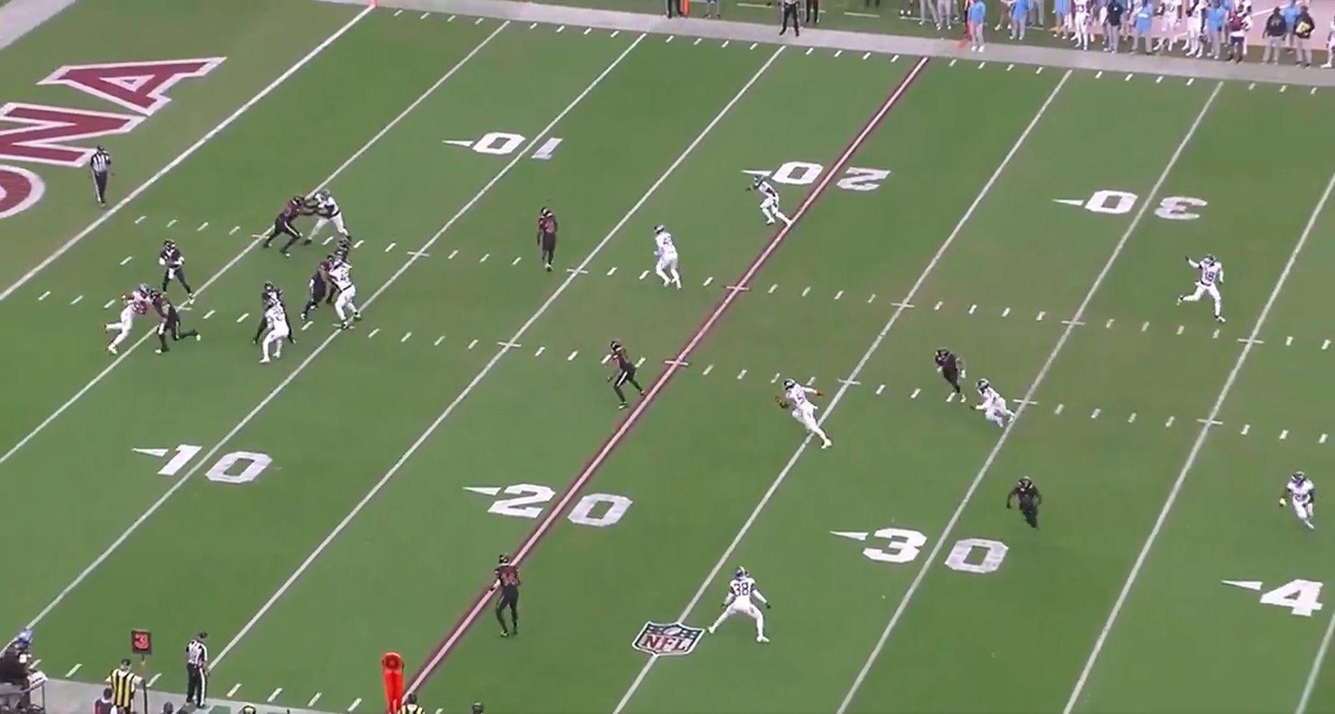 This play resulted in an intentional grounding