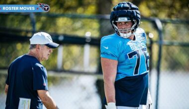 Titans Waive Offensive Lineman Brant Banks