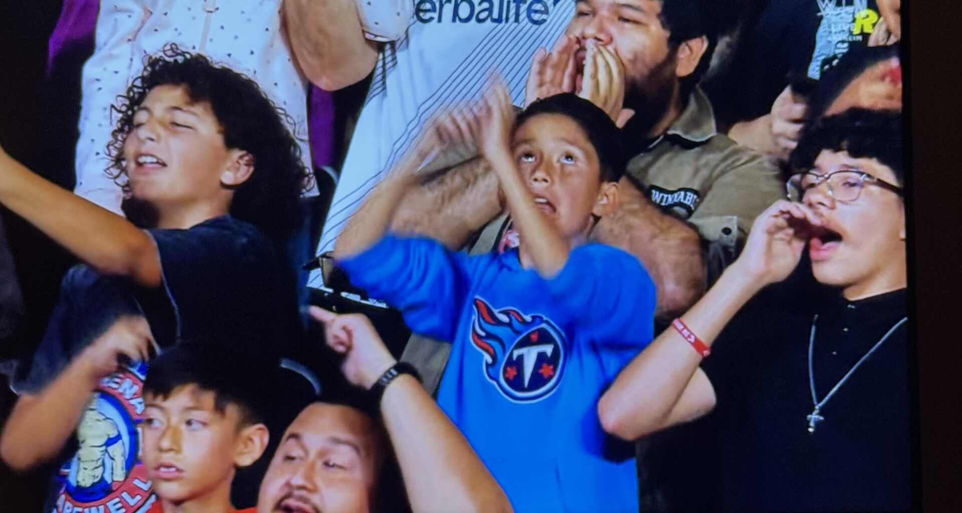 Shoutout to this Kid at Monday Night Raw