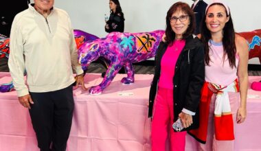 What a special night we had last night, all thanks to Bill and Julie Zito (GM of the Fla Panthers)  for coming up with Panthers on the Prowl, to raise money for the American Cancer Society. So far, over $500,000 has been raised, and we will hit a minimum of $1 million with these painted panthers!