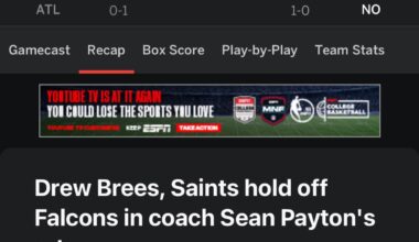 Favorite/memorable Saints vs Falcons game besides 2006?