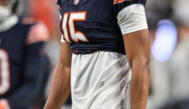 Rome Odunze is on pace for season totals of 85 receptions, 1258 yards, and 21 TDs