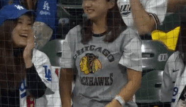 Dodgers fan with good taste at the NLCS