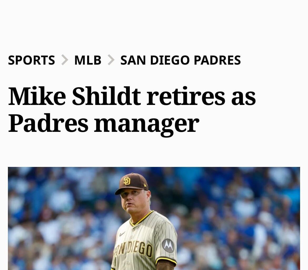Mike Shildt just retired