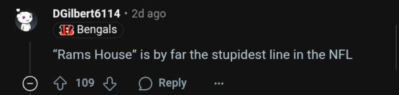 This is so ironic. Seeing how we massacred the sorry Bengals in La 4 years ago.