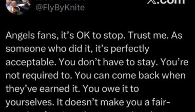 Russo: Angels fans…you don’t have to stay