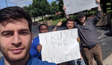 Picture of me and the anti Colangelo "protesters" next the Sixers facility in 2018. How the times have changed