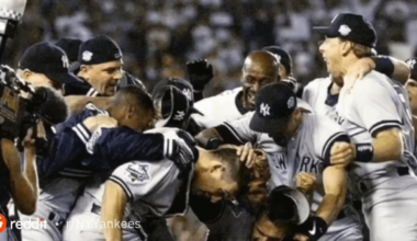 On this day in 1998: After spending 135 days in first place and winning their division, the Yankees sweep the Padres to capture their 24th World Series championship. The Yankees 125 wins, combining regular season (114) and playoffs (11) victories, are the most by a championship team.