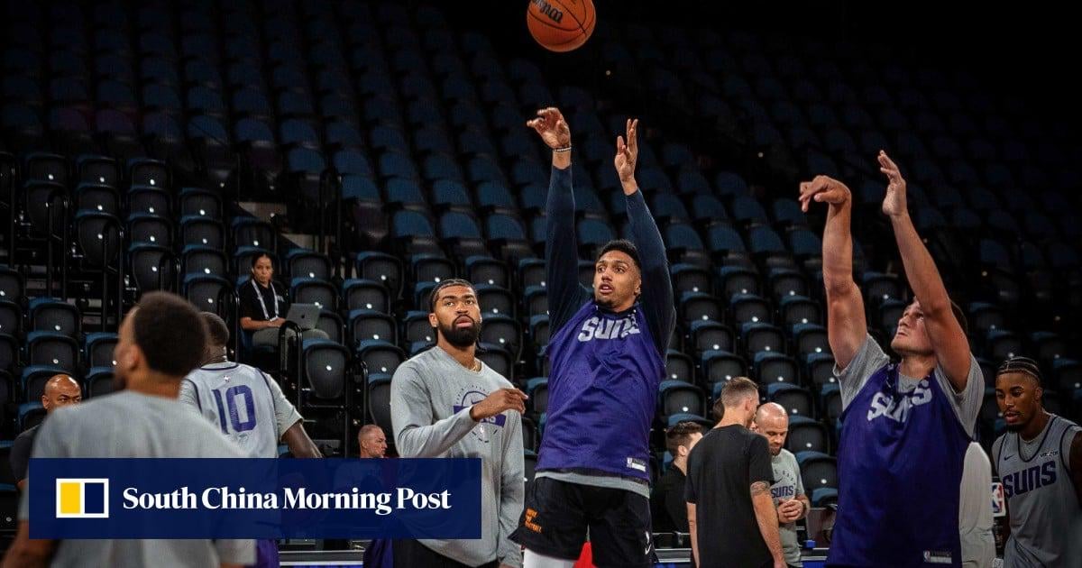 [Chan] Devin Booker: "The game of basketball touches everywhere in the world, but especially in China. Just seeing the reaction of the fans, their faces lit up just upon our arrival.... I know I have tremendous respect for the country of China [and] they have the same for us."