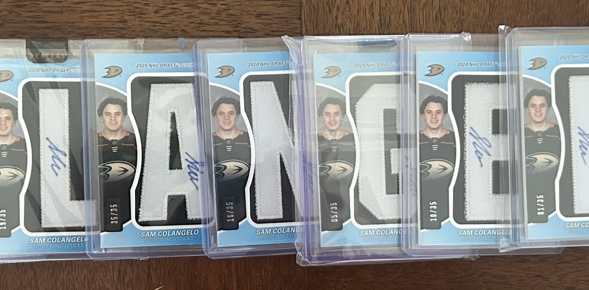 Complete Sam Colangelo Draft Marks