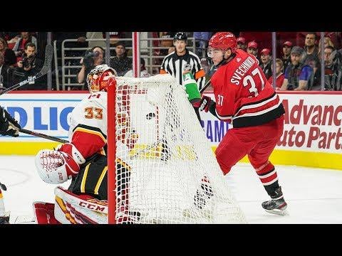 6 years ago, Andrei Svechnikov scored the first lacrosse goal in NHL history