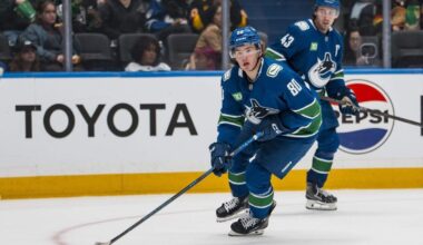 [Drance] Even as Vancouver publicly downplays its conviction about Cootes, internally, the conversation around him is beginning to shift materially… he’s in the driver’s seat going into the final week of preseason to break camp with the NHL team.