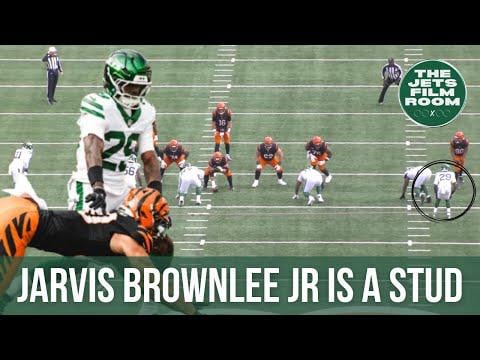 Jarvis Brownlee Jr was the GAME WINNER on Sunday | All-22 Breakdown of the Jets new Slot CB 🎥